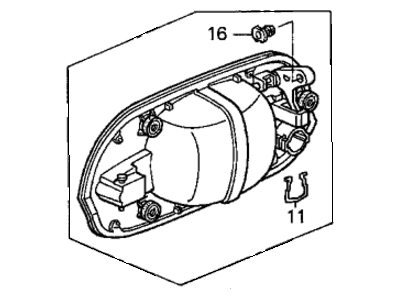 Honda 72180-S0X-A11ZB