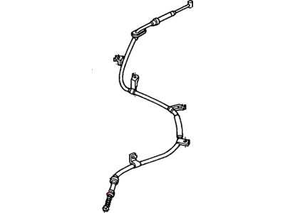 2002 Honda Odyssey Parking Brake Cable - 47520-S0X-A01