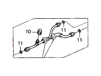 Honda 80321-S0X-A01 Pipe A, Suction (Dual)