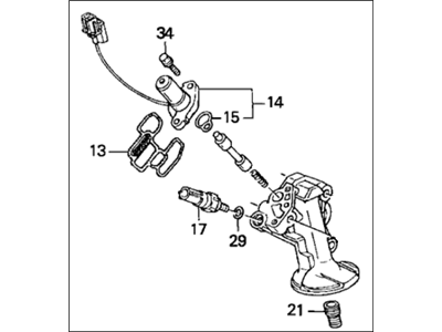 Honda 15811-P8E-A01 Valve Assembly, Spool