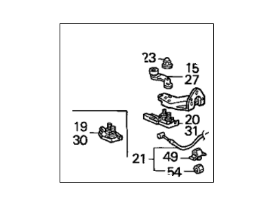 Honda 72530-S0X-A01 Roller Assy., R. Slide Door (Lower)