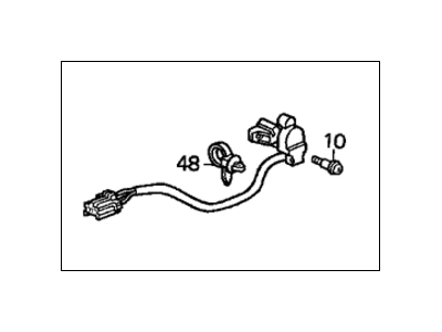 Honda 72142-S0X-A01 Switch Assy., R. Door Cylinder