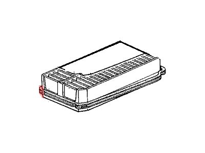 Honda 17220-P8F-A10 Element Assembly, Air Cleaner