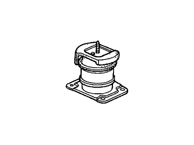 Honda 50800-S0X-A04 Rubber, FR. Engine Mounting (Ecm)