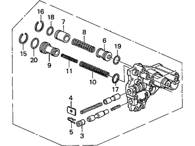 2005 Honda Pilot Valve Body - 27700-P7W-000