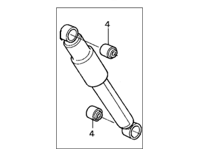 Honda 52610-S0X-A04 Shock Absorber Assembly, Rear