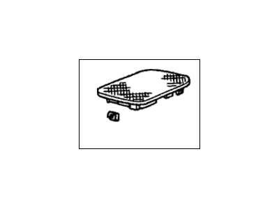 Honda 77137-S0X-A01ZA Lid Assy., L. Instrument (Upper) *G48L* (DARK FERN)