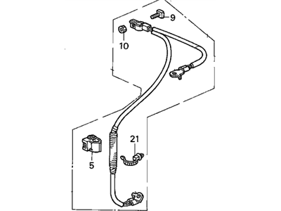 Honda 32600-S0X-A00 Cable Assembly, Battery Ground