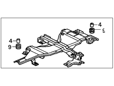 Honda 17358-S0X-A50 Bracket, Canister