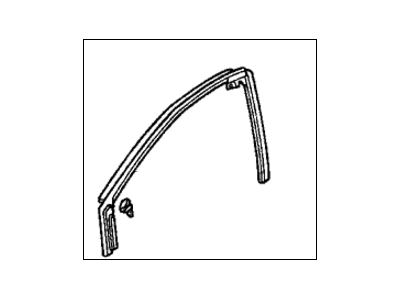 Honda 72325-S0X-A51 Sub-Seal, R. FR. Door