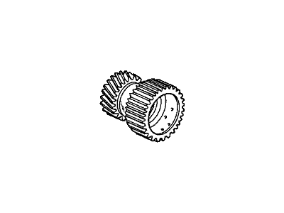 Honda 23411-P7T-000 Gear, Secondary Shaft Low