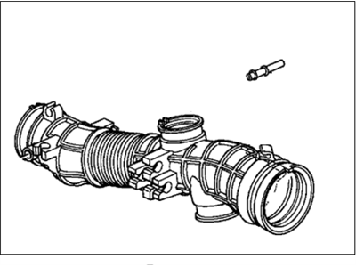 Honda 17228-P8F-A10 Tube, Air Flow