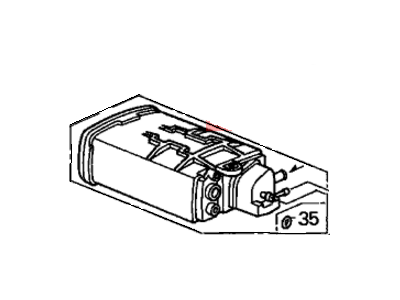 Honda 17011-S0X-A50 Canister Assembly