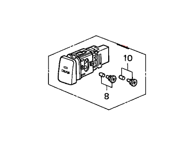 2001 Honda Odyssey Cruise Control Switch - 36775-S0X-A01