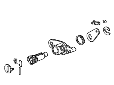 Honda 06748-S0X-A01 Cylinder Kit, Trunk