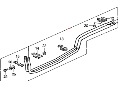 Honda 79322-S0X-A01 Pipe B, Water