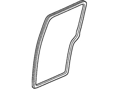 2002 Honda Odyssey Door Seal - 72850-S0X-A03ZB