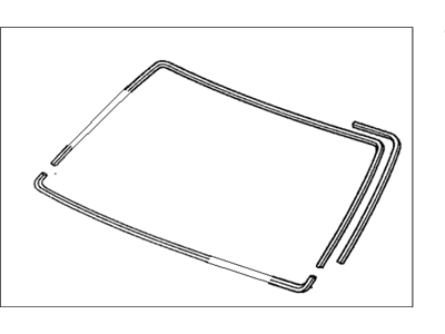 2004 Honda Odyssey Weather Strip - 04731-S0X-A21