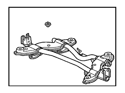 Honda 50300-S0X-A01 Beam, Rear Suspension Cross