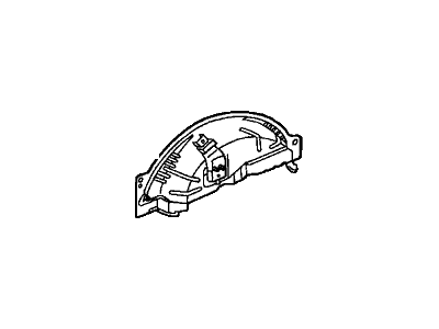 Honda 64730-S0X-A10ZZ Wheelhouse, L. RR.