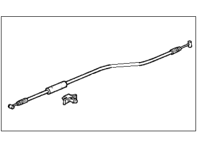 Honda 72672-S0X-A01 Cable Assembly, Slide Door Lock