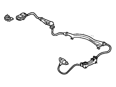 Honda 57470-S0X-A51 Sensor Assembly, Right Rear