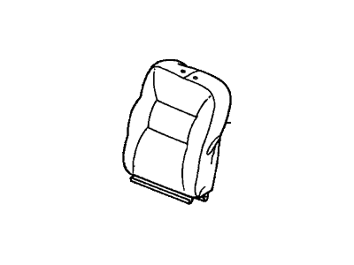 Honda 04811-S0X-A60ZD Cover Set, Passenger Side Trim (Mild Beige) (Side Airbag) (Leather)