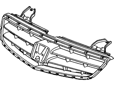 Honda 71121-S0X-A02 Base, Front Grille