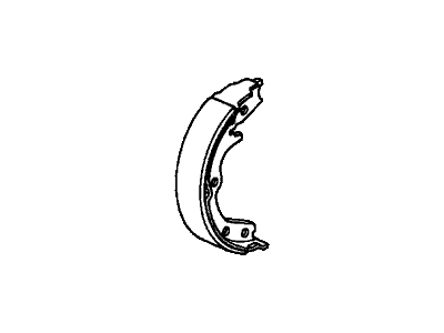 Honda Parking Brake Shoe - 43153-S0X-A02