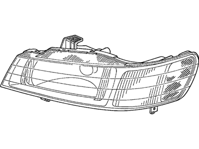 Honda 33101-S0X-A01 Headlight Unit, Passenger Side