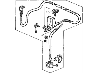 Honda 32410-S0X-A01 Cable Assembly, Starter