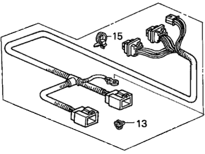 Honda 77965-S0X-A01 Sub-Wire, SRS Unit