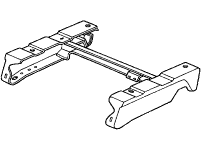 81675-S0X-A52ZC Honda Riser Assy., L. FR. Seat *YR169L* (MILD BEIGE) Illustration 1 of 1