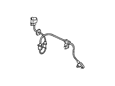 Honda 57455-S0X-A01 Sensor Assembly, Left Front