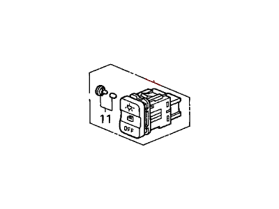 Honda Odyssey Dimmer Switch - 35150-S0X-A01