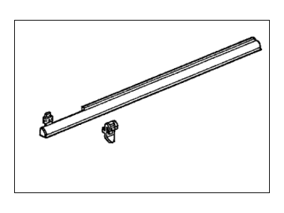 Honda 72450-S0X-A01 Molding Assy., L. FR. Door