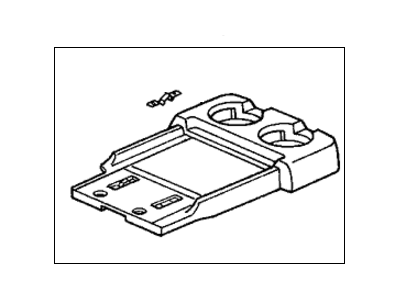 Honda 81200-S0X-A01ZC Cover, Center Table Tray *YR169L* (MILD BEIGE)