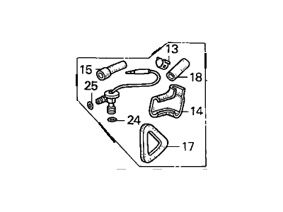 2002 Honda Odyssey A/C Expansion Valve - 80221-S0X-A51