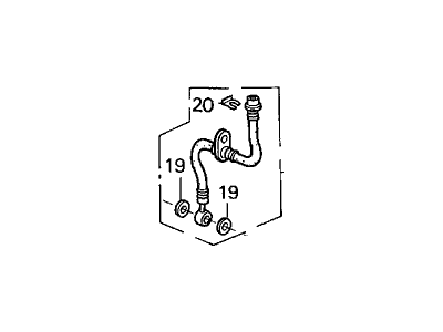 Honda 01464-S0X-000 Hose Set, Front Brake