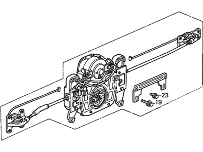 Honda 72051-S0X-A01 Motor Assy., L. Power Slide Door Unit