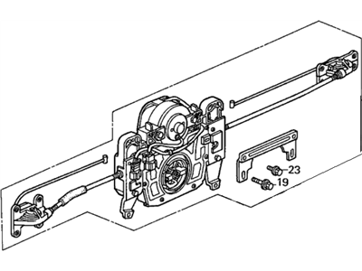 Honda 72011-S0X-A02 Motor Assy., R. Power Slide Door