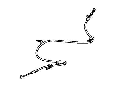 Honda Accord Parking Brake Cable - 47510-TA0-A01