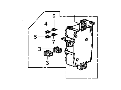 2009 Honda Accord Fuse Box - 38210-TA0-A52