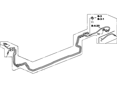 Honda 16050-TA1-L00 Set, Fuel Pipe Assembly