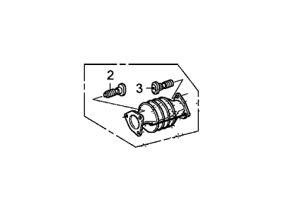 Honda 18160-R70-A00 Converter