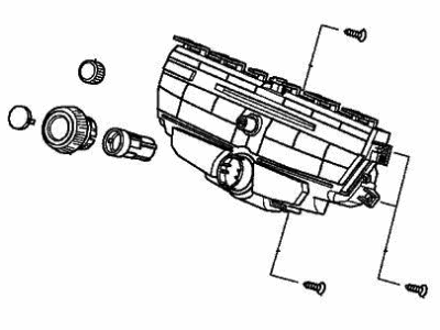 Honda 39170-TA0-A01ZA Panel *NH693L* (QP GUN METALLIC)