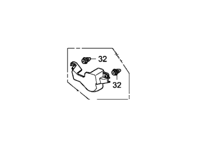 Honda 74125-TA0-A00 Cover, Hood Lock