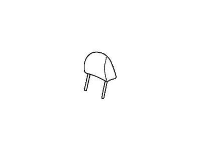 Honda 81140-TA0-A51ZA Headrest Assy., FR. *NH167L* (LEA) (GRAPHITE BLACK)