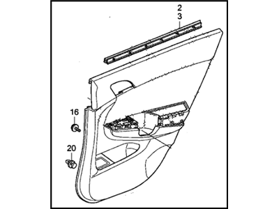 Honda 83752-TA5-A33ZB