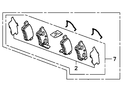 Honda 43022-TA0-A81